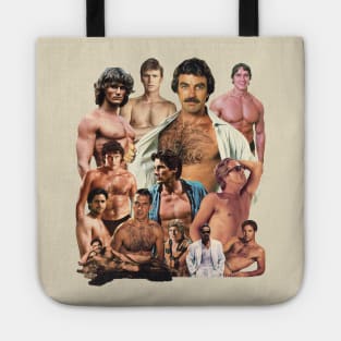 Vintage Hunks of the 80s Tote