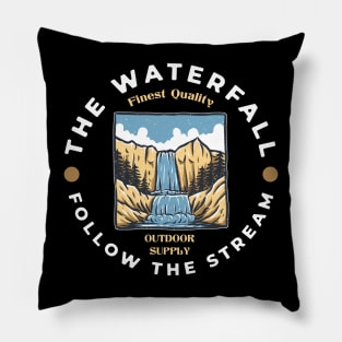 Waterfall - Follow The Stream Pillow