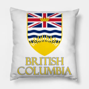 British Columbia Canada - Coat of Arms Design Pillow