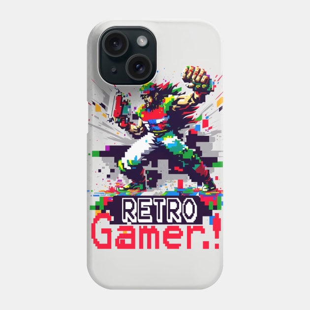Game On! Retro Vintage Style Gaming Phone Case by Snoe