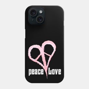 Peace and love Phone Case