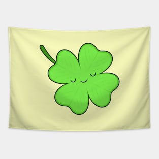 Happy Lucky Clover Tapestry