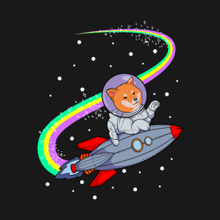 Shiba Inu Astronaut Dog T-Shirt