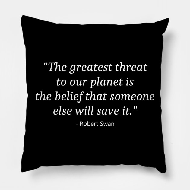 World Environment Day Pillow by Fandie