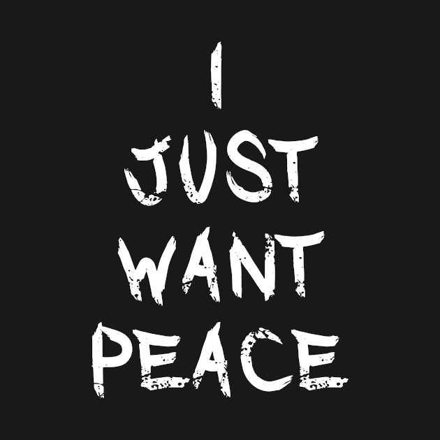 Just Want Peace by Go Ask Alice Psychedelic Threads