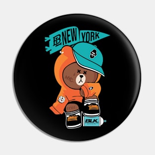 BEAR STREET Pin