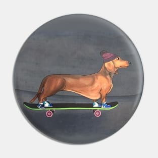 Wiener Boarder Pin