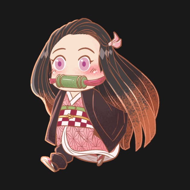 Nezuko Chibi by Merrilisle