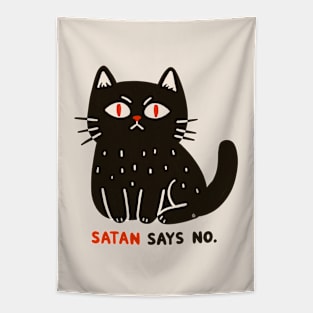 Satan says no Tapestry