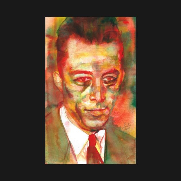 ALBERT CAMUS - watercolor portrait.1 by lautir