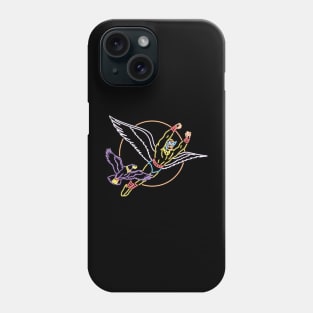 Birdman neon Phone Case