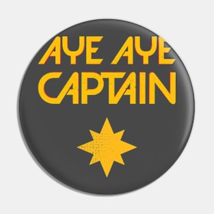 Aye Aye Captain Pin