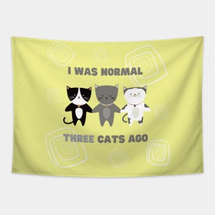 I was normal three cats ago. Tapestry