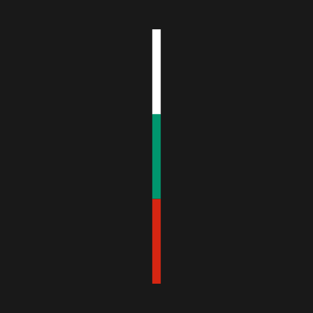 Bulgaria Flag Style Stripe by Nikokosmos