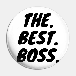 The Best Boss Pin