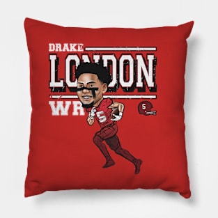 Drake London Atlanta Cartoon Pillow