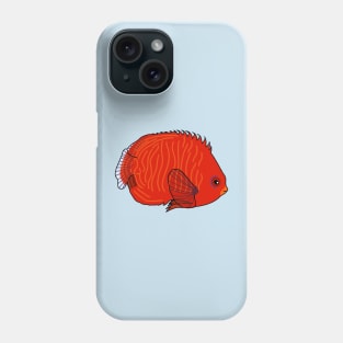 Golden Angelfish Phone Case