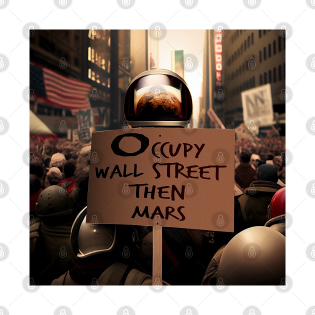 OCCUPY WALL STREET THEN MARS by baseCompass