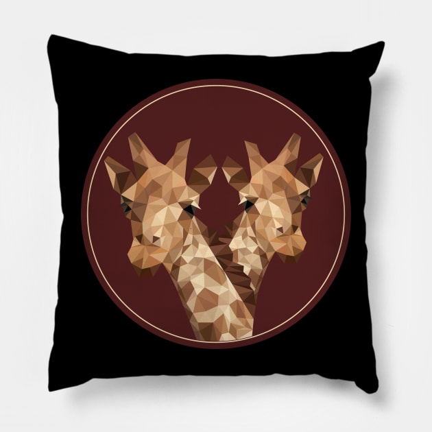 Giraffe Pillow by annacush