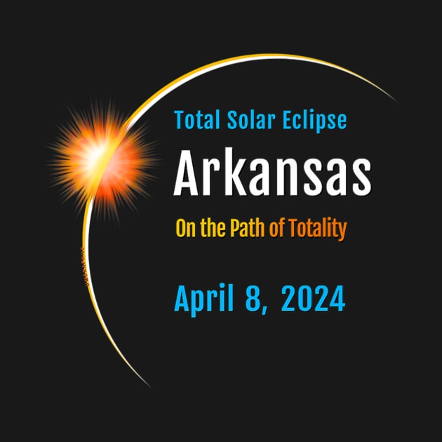 Arkansas AR Total Solar Eclipse 2024 by nadenescarpellos