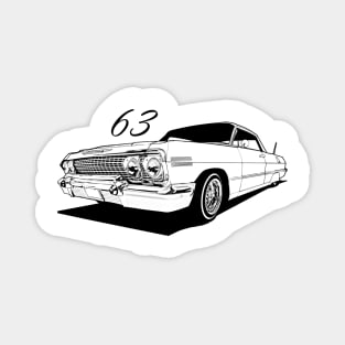 63 Impala Magnet