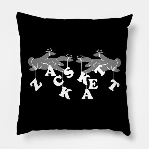 Zack Skaett Pillow by bougaa.boug.9