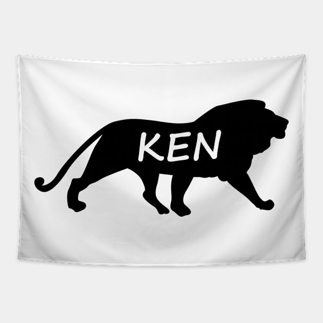 Ken Lion Tapestry by gulden