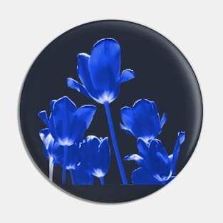 Tulips blue Pin