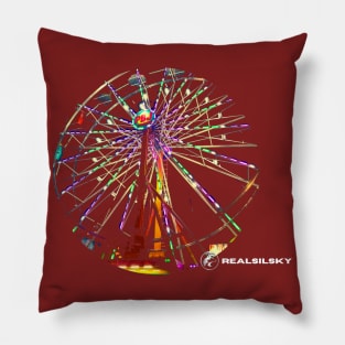 Mardi Gras Ferris Wheel (realSILSKY IG designs) Pillow