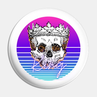 The king skull Pin