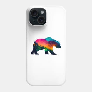 urso colorido Phone Case