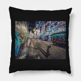 Melbourne Grafitti Laneway Shopping Trolley Pillow