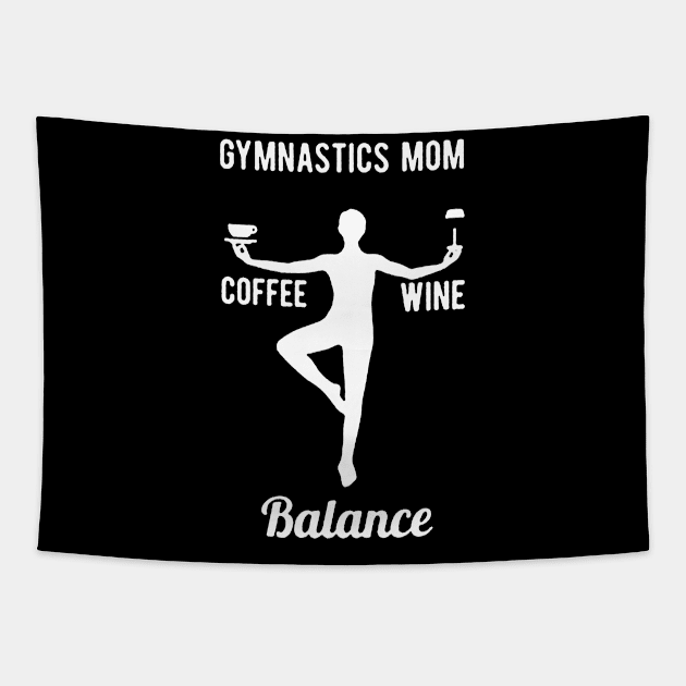 gymnastics mom Tapestry by amillustrated