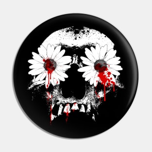 Skull-Bleeding daisy eyes Pin