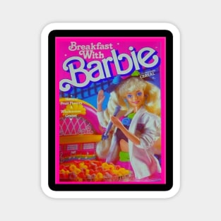 Y2k aesthetics breakfast Barbie dance Magnet