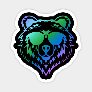 Prism Bear Cool Colors Magnet