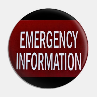 Emergency Information Pin