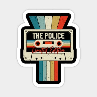 Graphic The Police Proud Name Cassette Tape Vintage Birthday Gifts Magnet