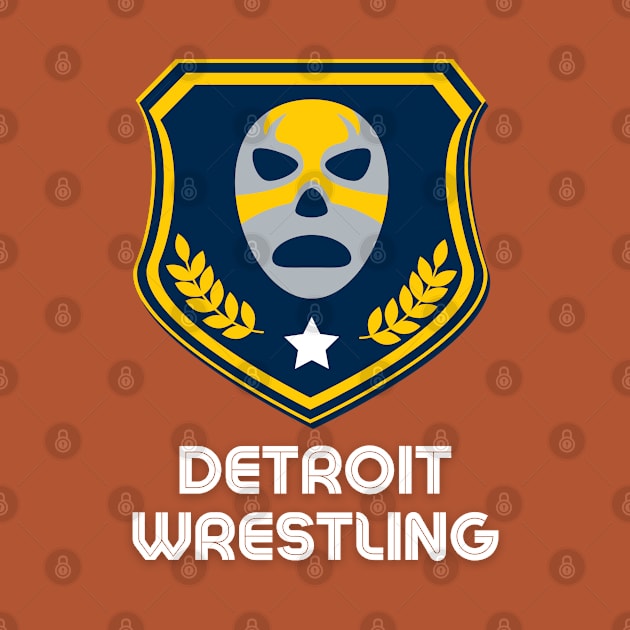 Detroit Wrestling "Walmart Blue" by DDT Shirts