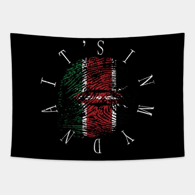 Kenya Flag Vintage Kenyan It's In My Dna Gift Tapestry by Grabitees