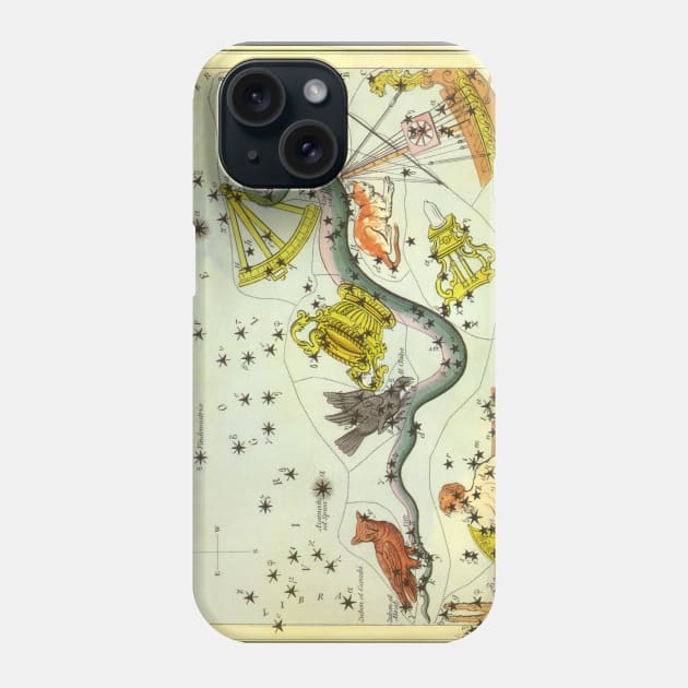 Hydra and Surrounding Constellations from Urania's Mirror Phone Case by MasterpieceCafe