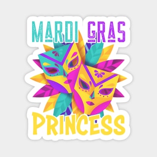 Family Matching Mardi Gras Princess Carnival Costume Magnet