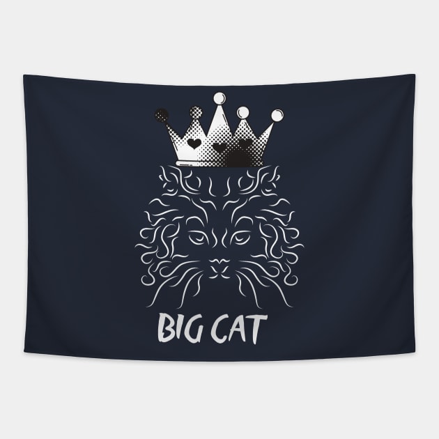 Big Cat Tapestry by Pro-tshirt