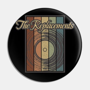 The Replacements Vynil Silhouette Pin