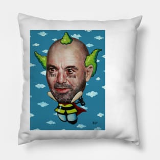 Fear Factory Fly High Little Buddy Joe Rogan Experience Parody original painting by Tyler Tilley Pillow