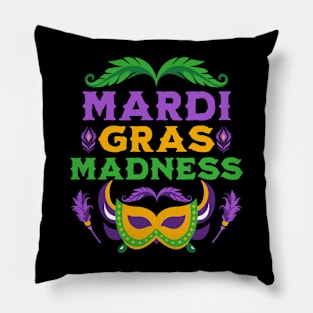 Mardi Gras Madness Pillow