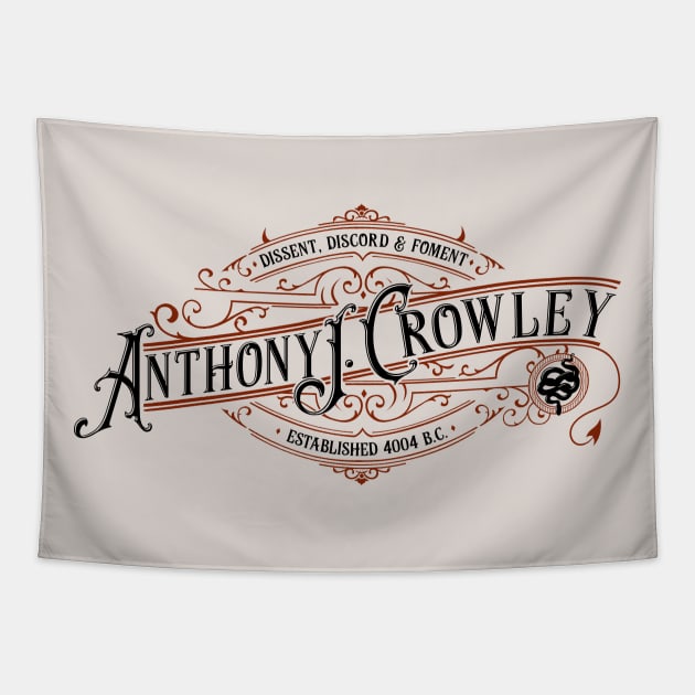 Good Omens: Anthony J. Crowley Tapestry by firlachiel