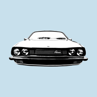 Austin Princess 1970s British classic car block black/white T-Shirt