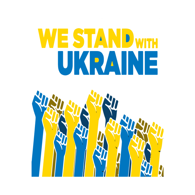 We stand with Ukraine | Save Ukraine Tee | Ukriane Strong by Kibria1991