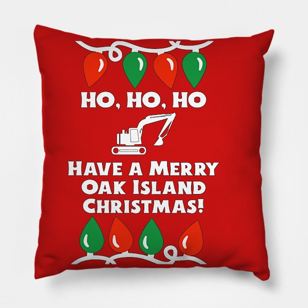 Oak Island Christmas Pillow by OakIslandMystery